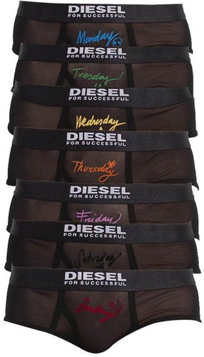 Diesel 7Pack A01164-0ABAK-900, black size S Main image Diesel 7Pack A01164-0ABAK-900, black size S - Pants - Main image