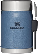Stanley thermos 400ml with spoon/fork Hammertone Lake blue - Thermos