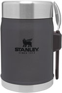 Stanley thermos 400ml with spoon/fork Charcoal black - Thermos