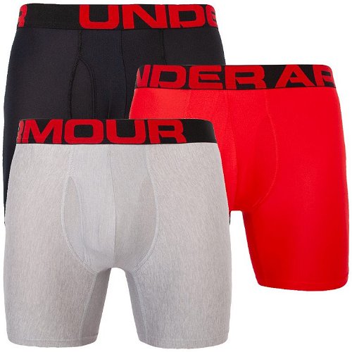 Under Armour 3Pack 1363620 002 - Blue/Grey/Red, Mixed Colours, size M -  Boxer Shorts