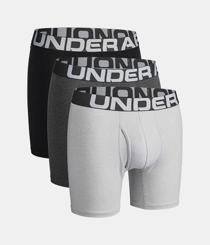 Under Armor 3Pack 1363617 012 - gray / black, multicolour M - Boxer Briefs - Main image