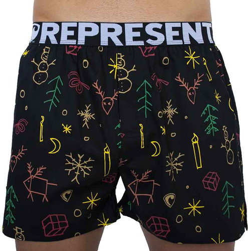 Represent R0M-BOX-0726, black size L - Boxer Shorts - Main image