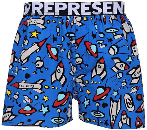 Represent R0M-BOX-0711, Rockets, Blue, size M - Boxer Shorts - Main image