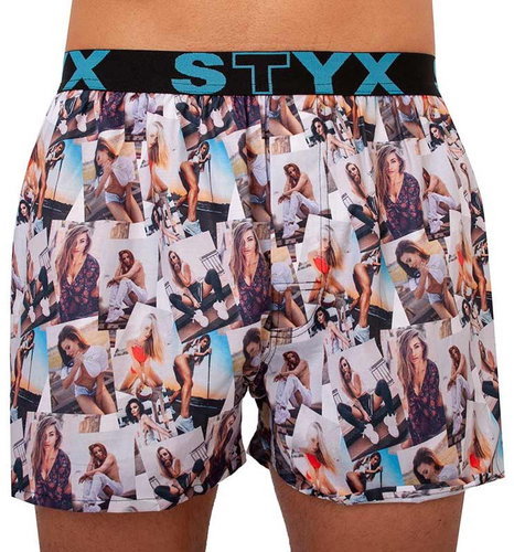 Styx B1051, Multicoloured, size L - Boxer Shorts - Main image