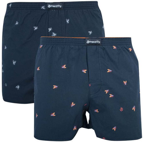 Meatfly 2Pack Agostino - Flies, Black, size L - Boxer Shorts - Main image