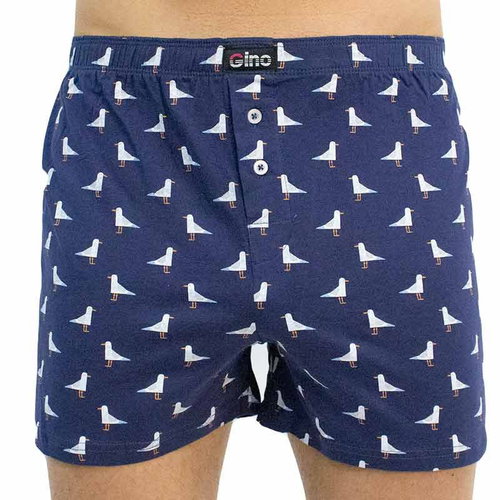 Gino 75152- Dark Blue, Seagulls, size XL - Boxer Shorts - Main image