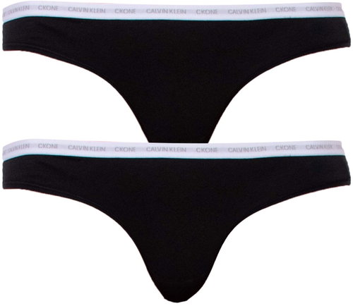 Calvin Klein 2Pack QD3788E-001, Black S - Thong - Main image