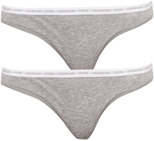 Calvin Klein 2Pack QD3788E-8HT, Grey, size XS - Thong - Main image