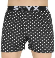Styx B1055 - black and white size L - Boxer Shorts