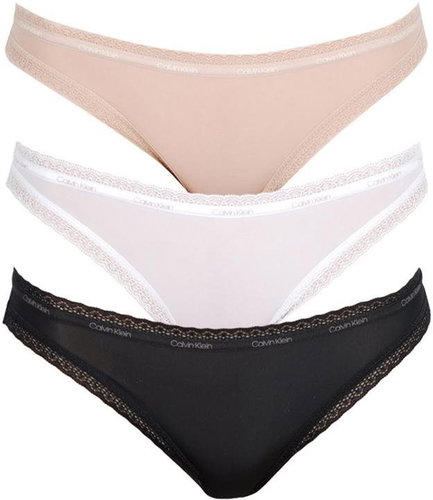 Calvin Klein 3Pack QD3802E-FIY multicolour size M - Thong - Main image