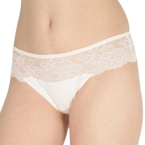 Gina 14140 - beige lace size XS - Thong - Main image