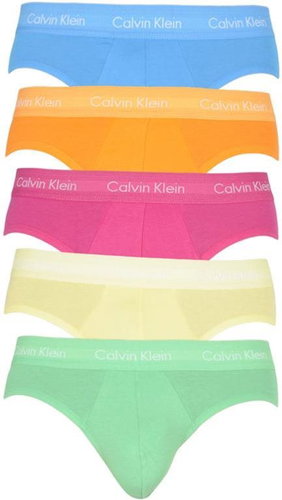 Calvin Klein 5Pack NB2040A-K5K orange size M - Briefs - Main image