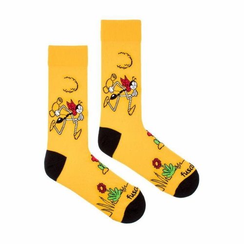 Fusakle --0777 - yellow size 43 - 46 - Socks - Main image