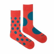 Fusakle --1085 - blue polka dot - Socks