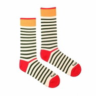 Fusakle --0813 - green stripe size 39 - 42 - Socks