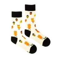 Fusakle --1047 - white background size 39 - 42 - Socks