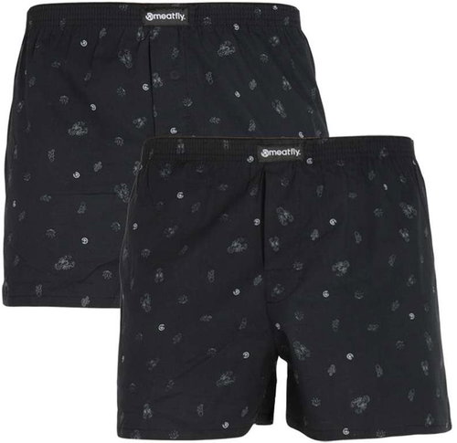 Meatfly 2Pack Agostino - Black Sanchez, sizing. XL - Boxer Shorts - Main image