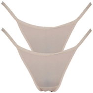 Calvin Klein 2Pack QD3807E-TRN - beige - Thong
