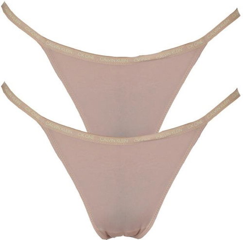 Calvin Klein 2Pack QD3807E-7NS - brown - Thong - Main image