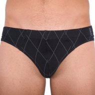 Molvy MP-961-SBU grey pattern - black - Briefs
