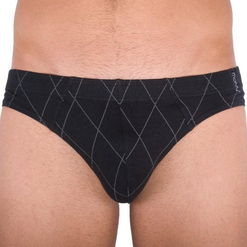 Molvy MP-961-SBU grey pattern - black - Briefs - Main image