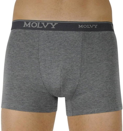 Molvy MP-969-BEU - šedá vel. L - Boxerky - Hlavní obrázek