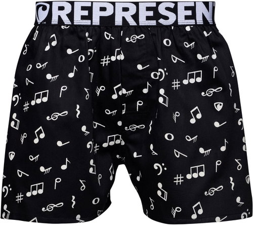Represent R1M-BOX-0798 black sizing. M - Boxer Shorts - Main image
