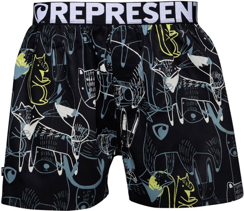 Represent R1M-BOX-0790 black sizing. XL - Boxer Shorts - Main image