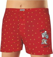 Andrie PS 5557 B - red size. L - Boxer Shorts