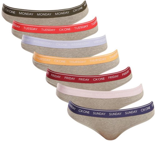 Calvin Klein 7Pack QF5937E-W56 grey size. S - Thong - Main image