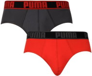 Puma 2Pack 671021001 015 grey/red multicolour size 2.0 L - Briefs