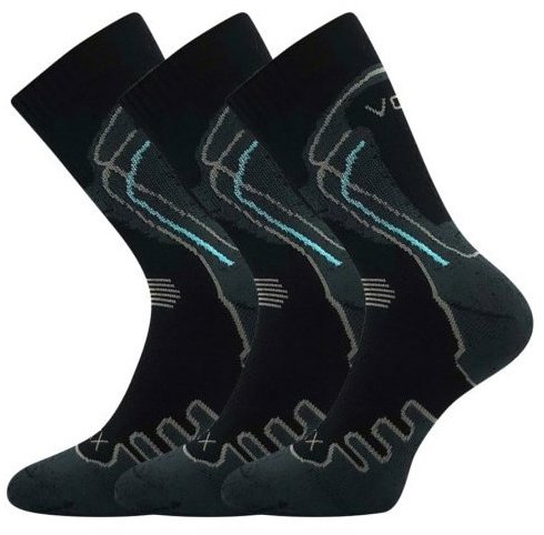 VoXX 3PACK ponožky trekingové černé (Limit) L - Ponožky - Hlavní obrázek