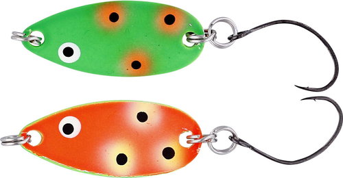 Westin Fidusen Slim 3,3 cm 3 g Green / Orange Clown - Spinner - Main image