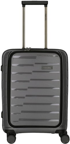 Travelite Air Base 4W S Front pocket Anthracite - Suitcase - Main image