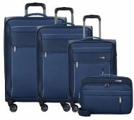 Travelite Capri 4W S, M, L Navy + Boarding Bag - Case Set