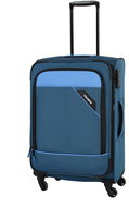 Travelite Derby 4W M Blue - Suitcase