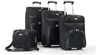 Travelite Orlando S, M, L Black + Boarding Bag - Case Set
