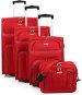 Travelite Orlando S, M, L Red + Boarding Bag - Case Set