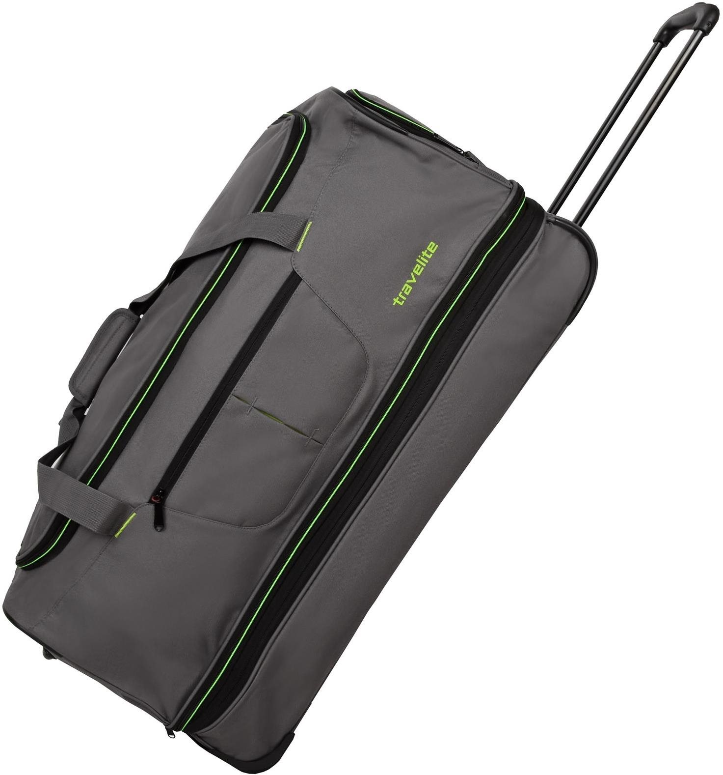 Travelite Basics Wheeled Duffle L Grey Green Cestovn Ta Ka Alza Cz