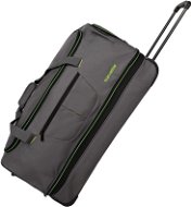 Travelite Basics Wheeled duffle L Grey/green - Cestovná taška