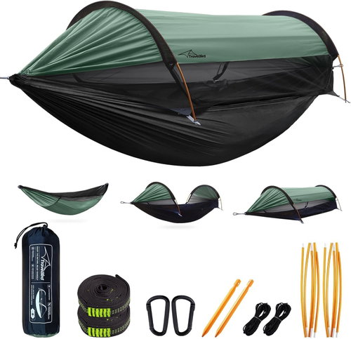 Traveler FeilongD Sun-proof hammock tent Tiffany Green - Insect Screen - Main image