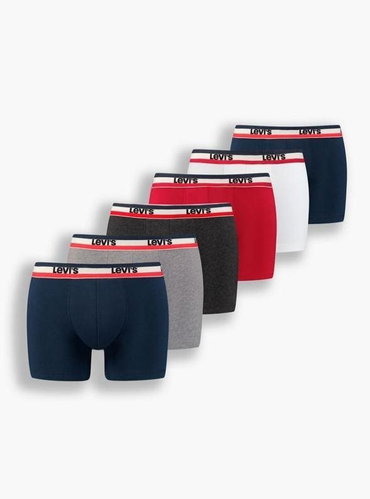 Levis 6Pack 100003058 001 - multicolour size 2.5 mm M - Boxer Briefs - Main image