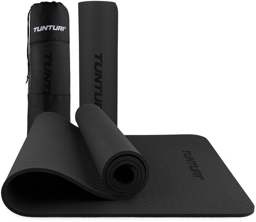 Tunturi TPE 8 mm, černá - Yoga Mat - Main image