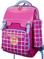 Monopol Backpack with pencil case pink - School Backpack