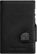 Wallet Tru Vitru Click and Slide TWIN - Nappa Black Leather - Peněženka