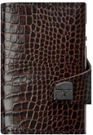 Tru Virtu Click & Slide - Croco Brown Leather - Wallet