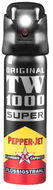 TW1000 Jet Super s LED světlem, pojistkou a pružinovým vyklápěcím uzávěrem 75 ml - Pepřový sprej