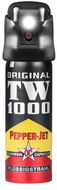 TW1000 Jet Classic s LED světlem a pružinovým bezpečnostním uzávěrem 63 ml - Pepřový sprej