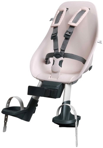 Urban Iki Front Bike Seat with Clamp Adapter Sakura Pink/Sakura Pink - Children's Bike Seat - Main image