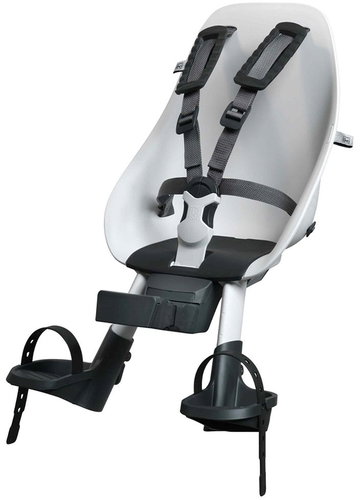 Urban Iki Front Bike Seat with Shinju White/Bincho Black Adapter - Children's Bike Seat - Main image